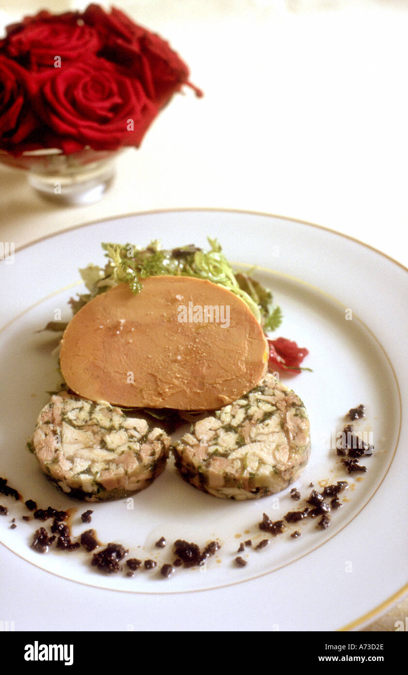 Paris France, "French food" "Duck Liver" Foie Gras" "Food on Plate