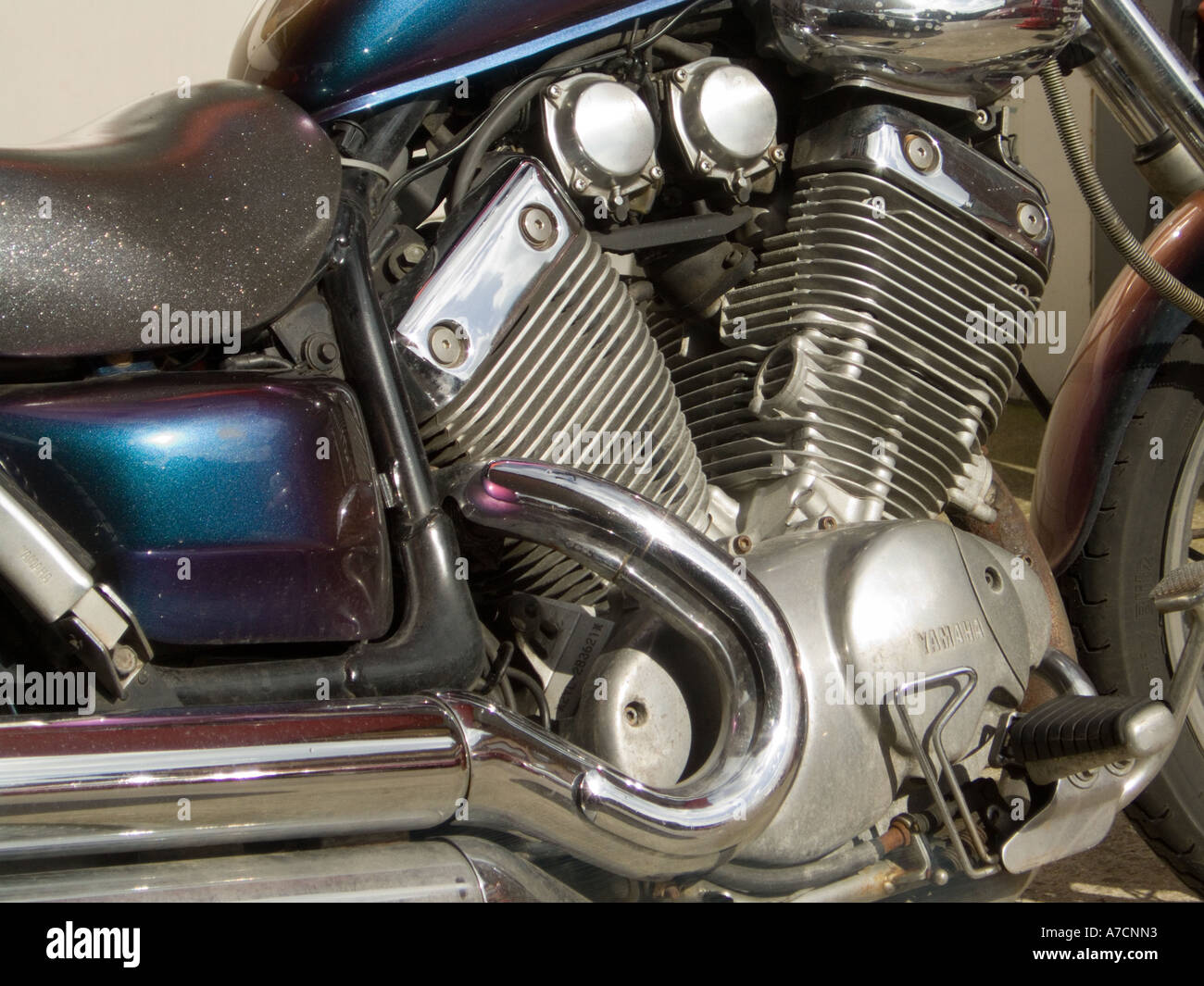 Yamaha Motorcycle Engine Stock Photo Alamy