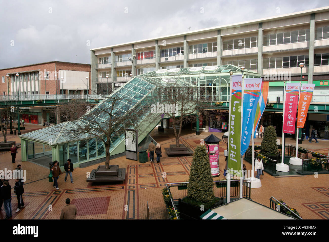 The Precinct coventry shopping centre mall england uk gb Stock Photo