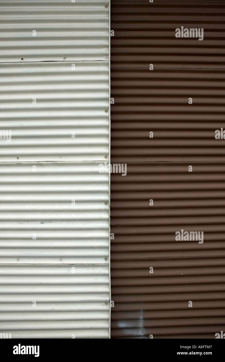 Corrugated doors Stock Photo, Royalty Free Image 6909254 Alamy