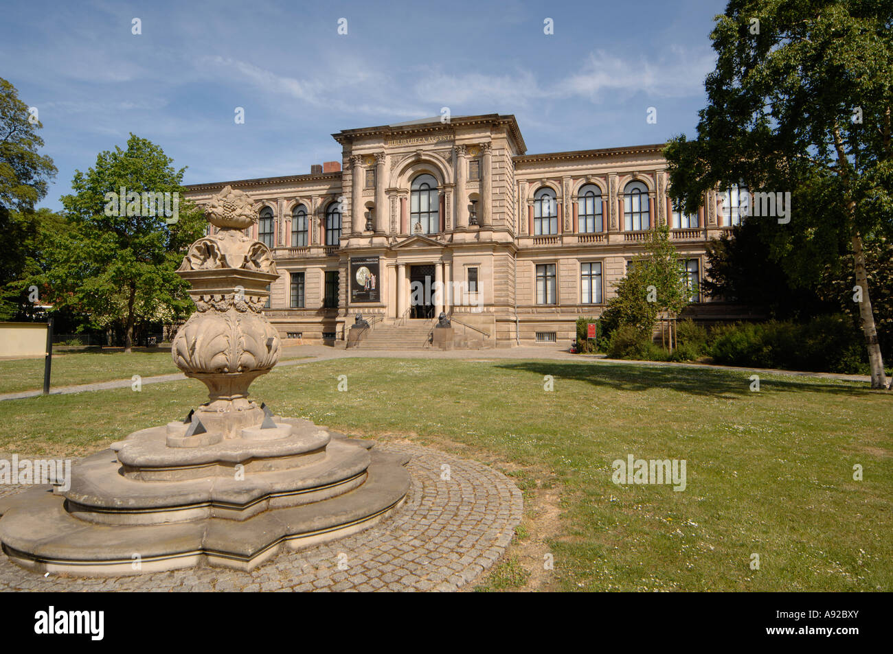 Herzog August Library Wolfenbuettel Niedersachsen Deutschland Stock