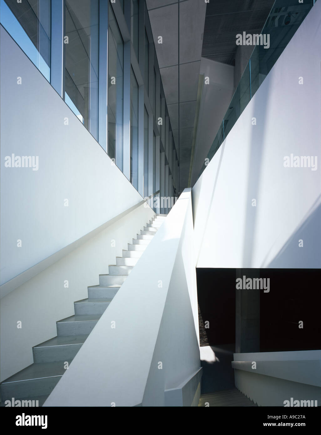 Cincinnati Contemporary Arts Center, Ohio, USA. Interior Stock Photo