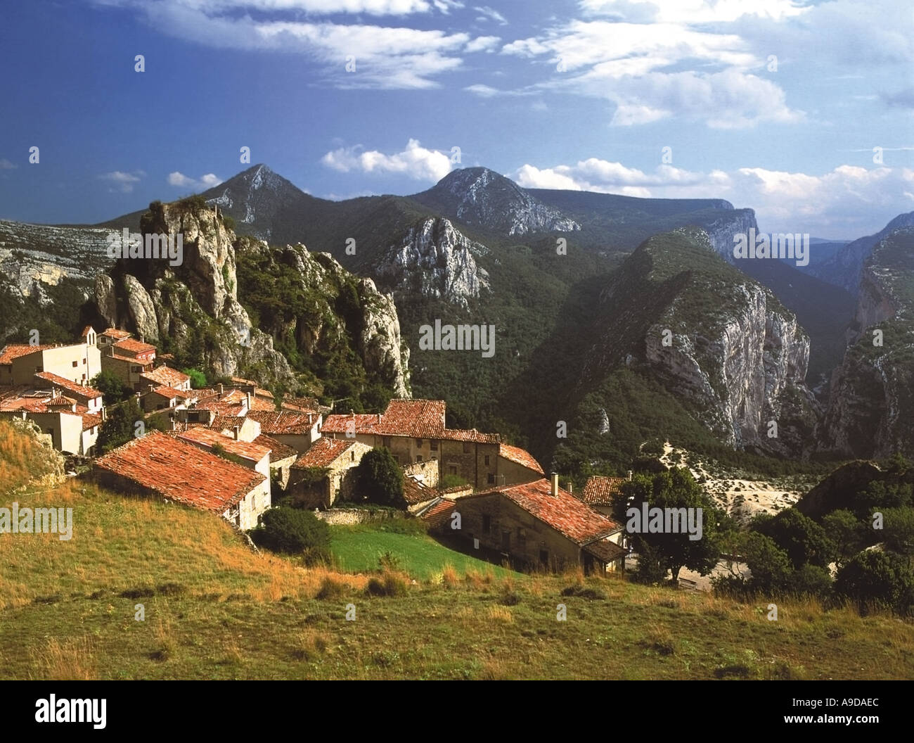 france provence du verdon rougon village Stock Photo 645868 Alamy