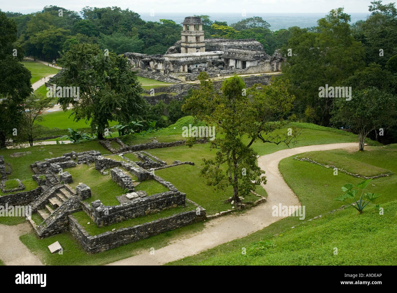 Palenque Chiapas Mexico Stock Photo Alamy