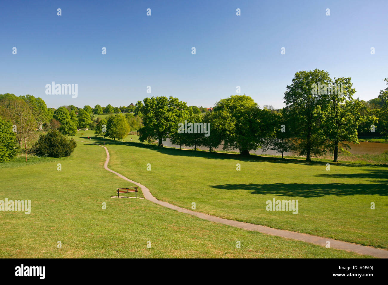 Abbey Fields Kenilworth Warwickshire England UK Stock Photo, Royalty