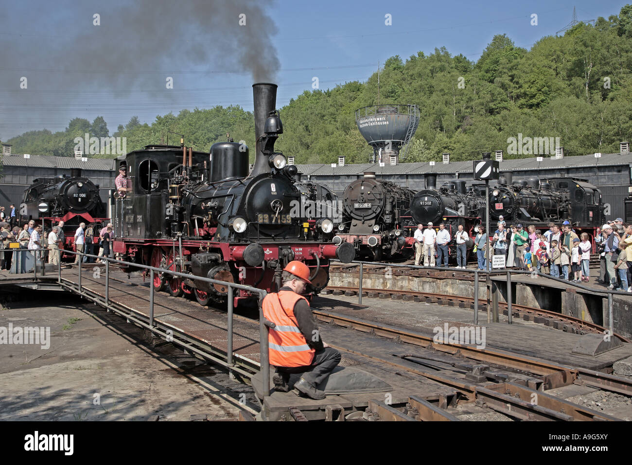 Railway Museum, Germany, North RhineWestphalia, Ruhr Area Stock Photo
