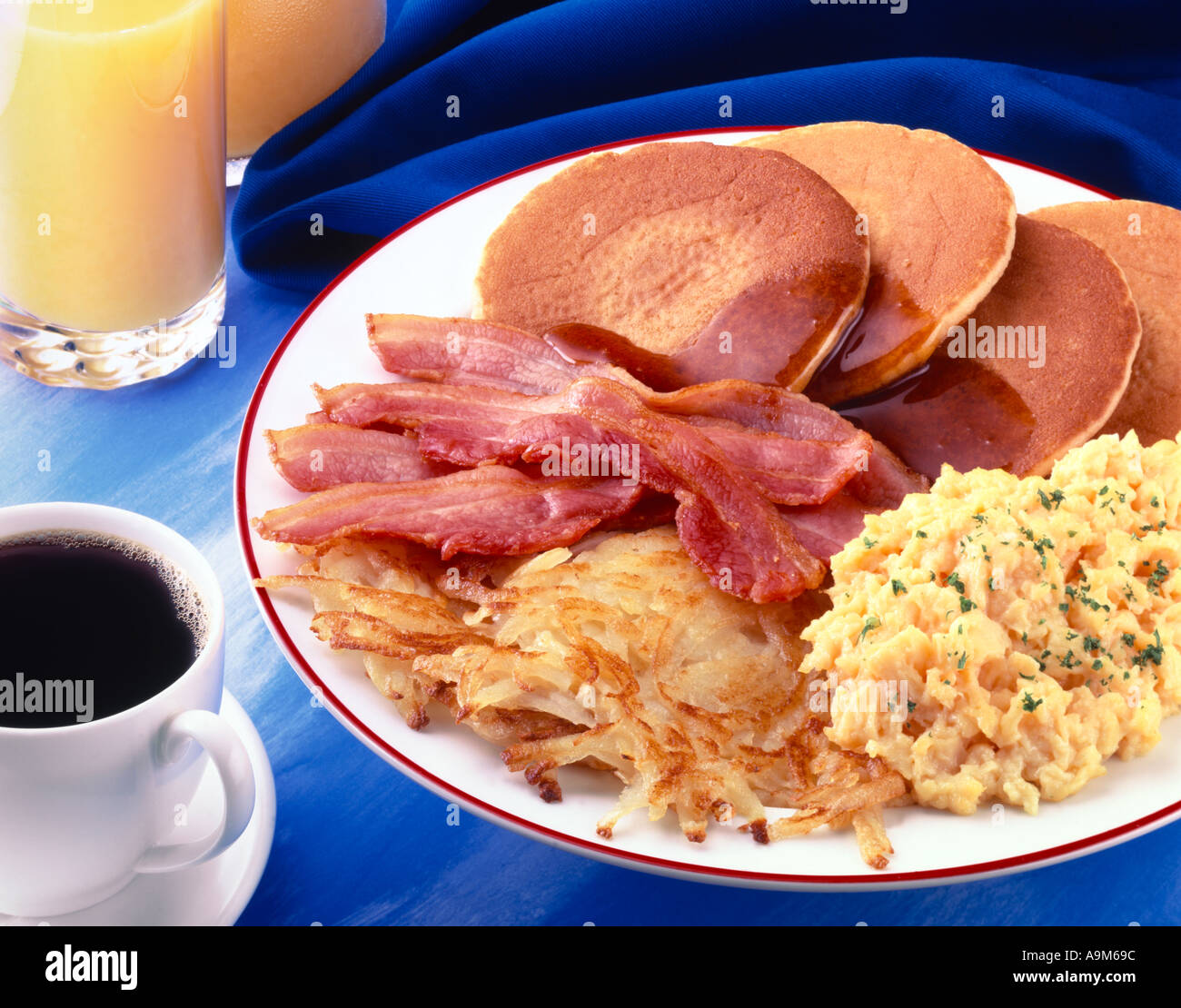 AMERICAN STYLE BREAKFAST Stock Photo, Royalty Free Image 2295451 Alamy