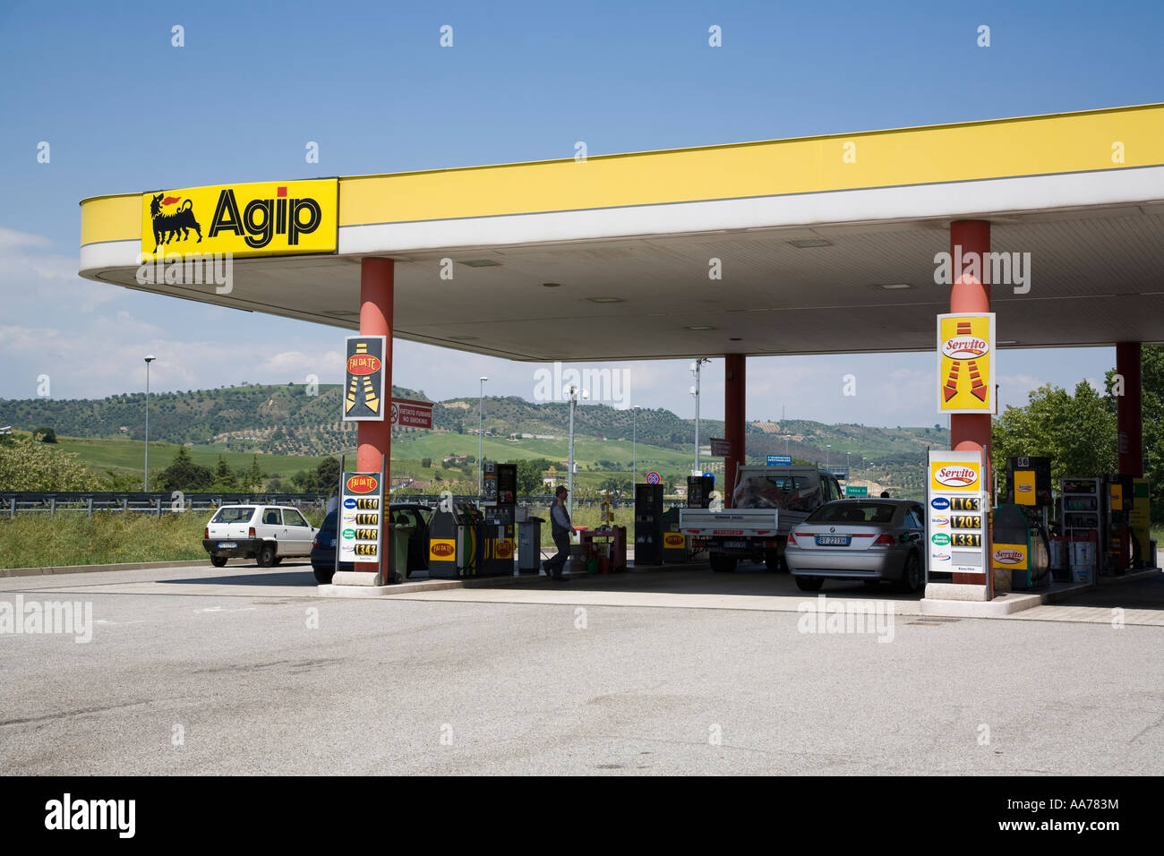 Autogrill Autostrada A1 Tarsia Italy Stock Photo 12537319 Alamy