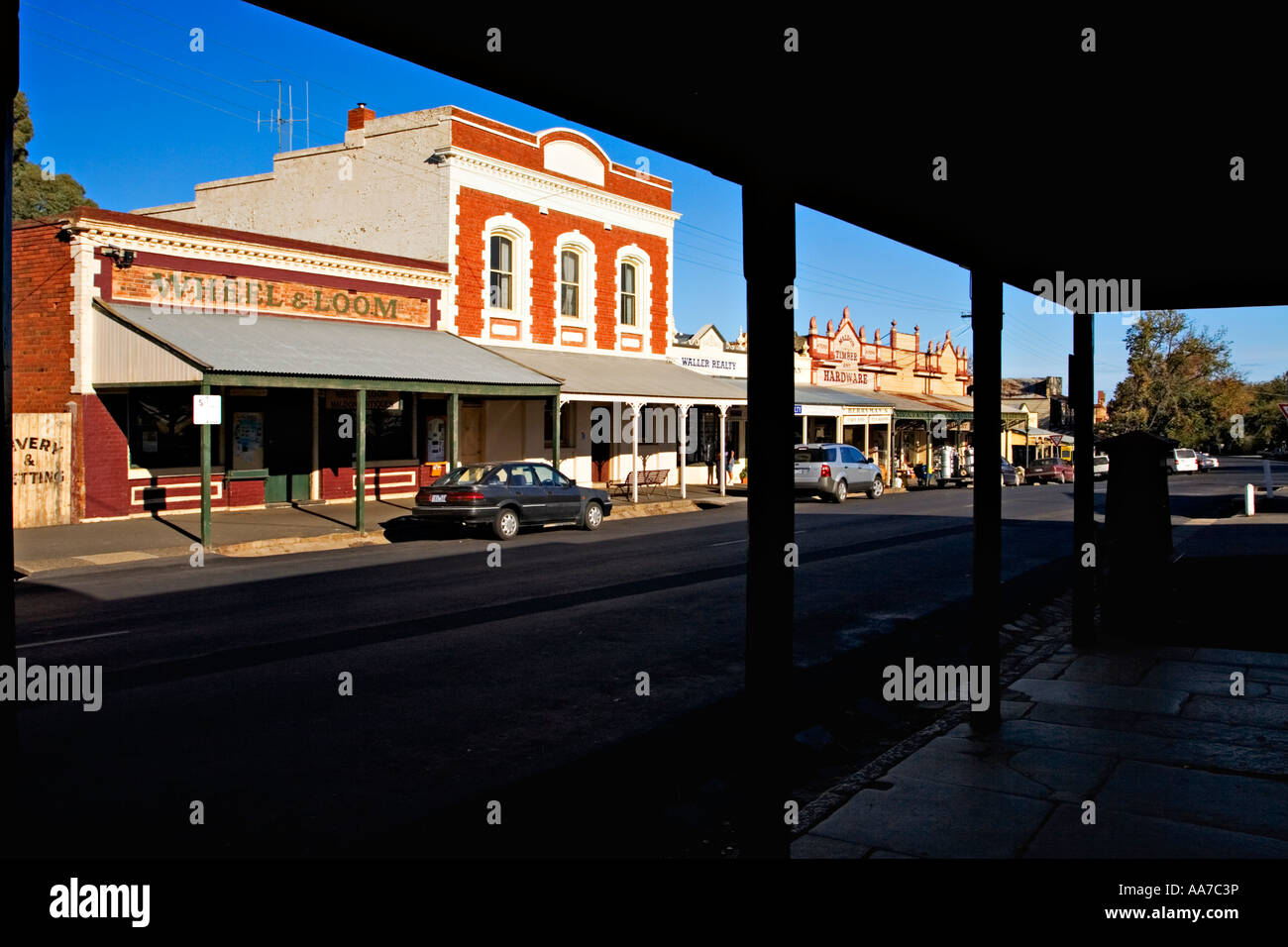Australian Towns / The Country town of Maldon in Victoria Australia