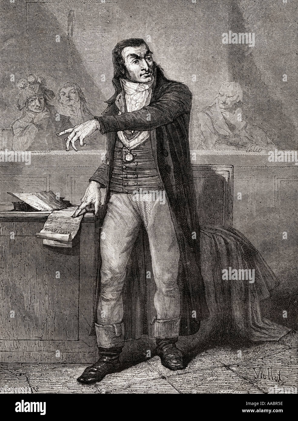 Antoine Quentin Fouquier Tinville 1746 95 French revolutionary Lawyer