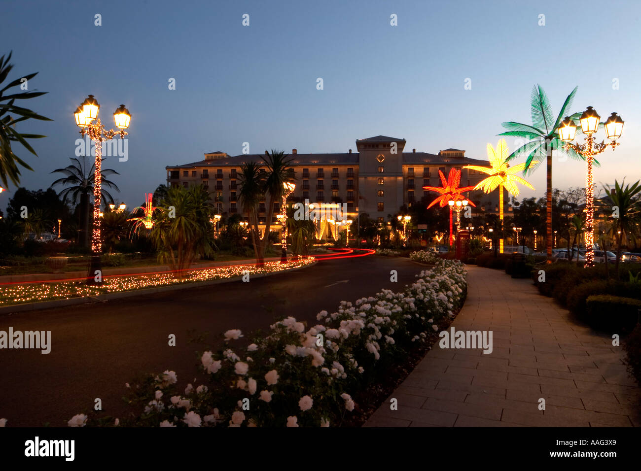 sheraton hotel with exotic tropical lighting and decoration at sheraton hotel with exotic tropical lighting and decoration at