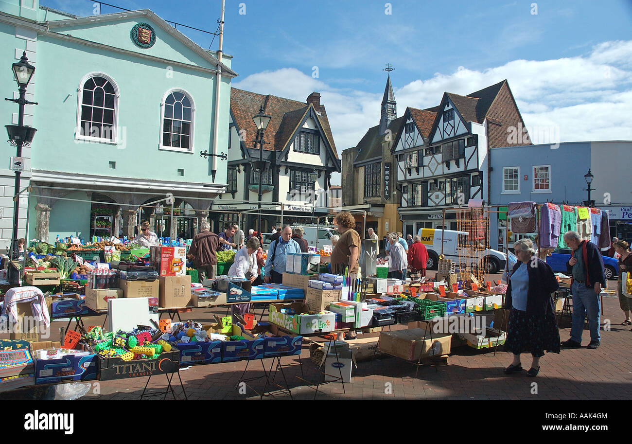 Faversham, Market Day Stock Photo, Royalty Free Image 12649027 Alamy