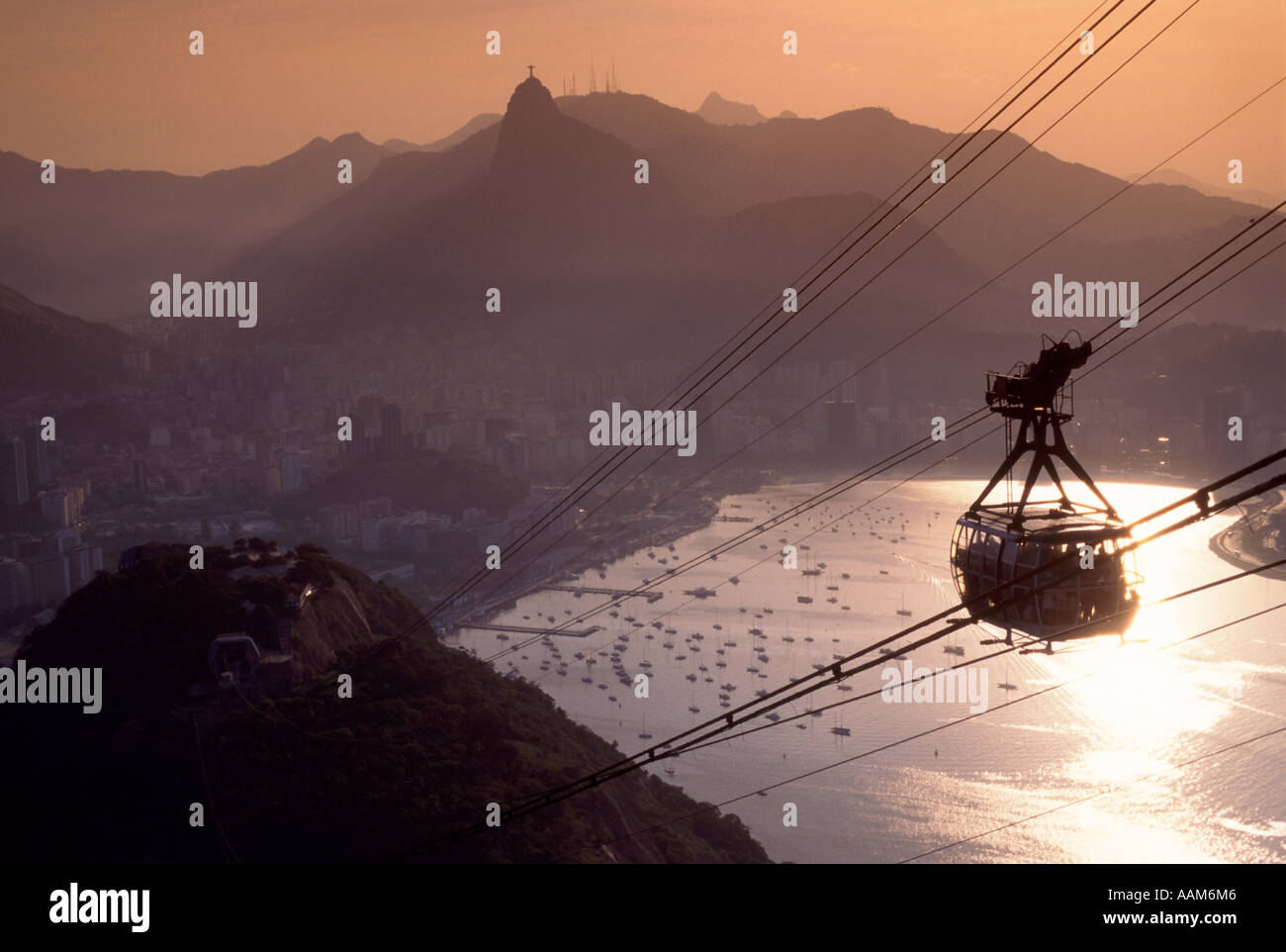 Sugar Loaf Cable Car And Christ The Redeemer Statue Rio De Janeiro