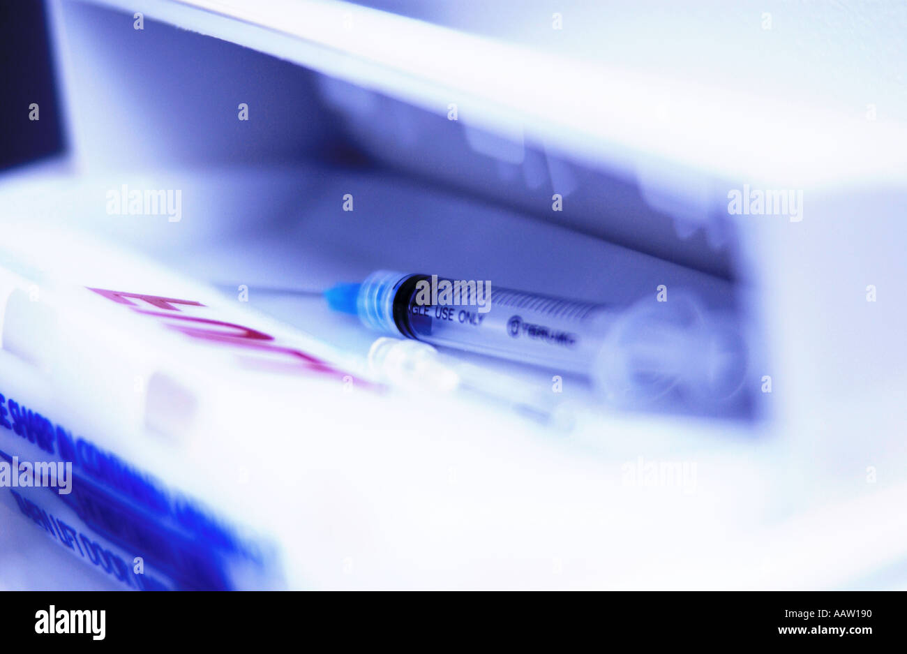 Disposal of syringe Stock Photo, Royalty Free Image 2363791 Alamy