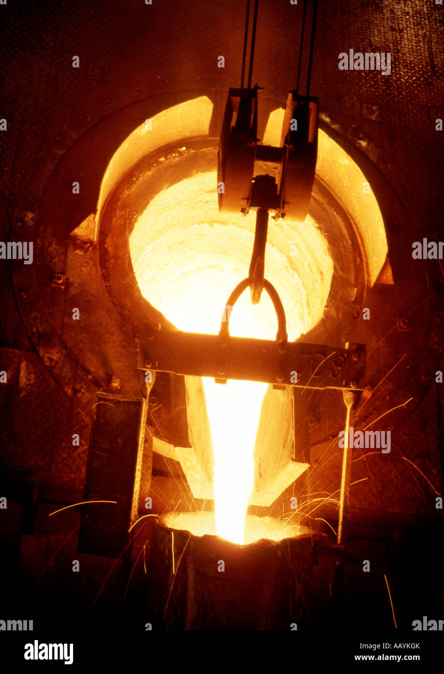 Ironworks Steel and Iron Production Factory Industry Tapping of Stock