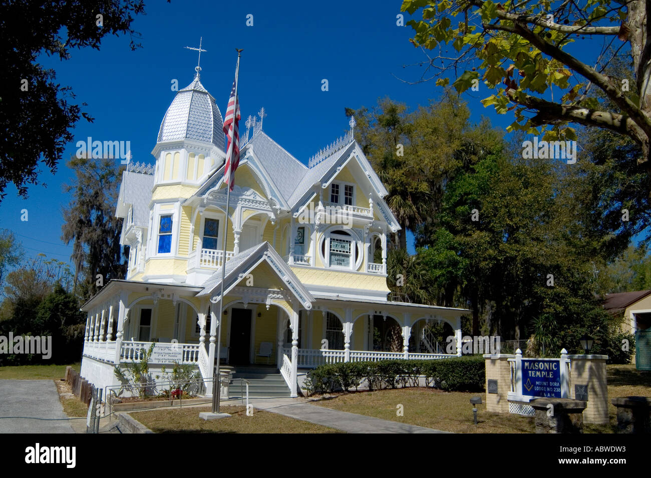 1890s Donnelly House in Mount Dora Florida Class Victorian Style Stock