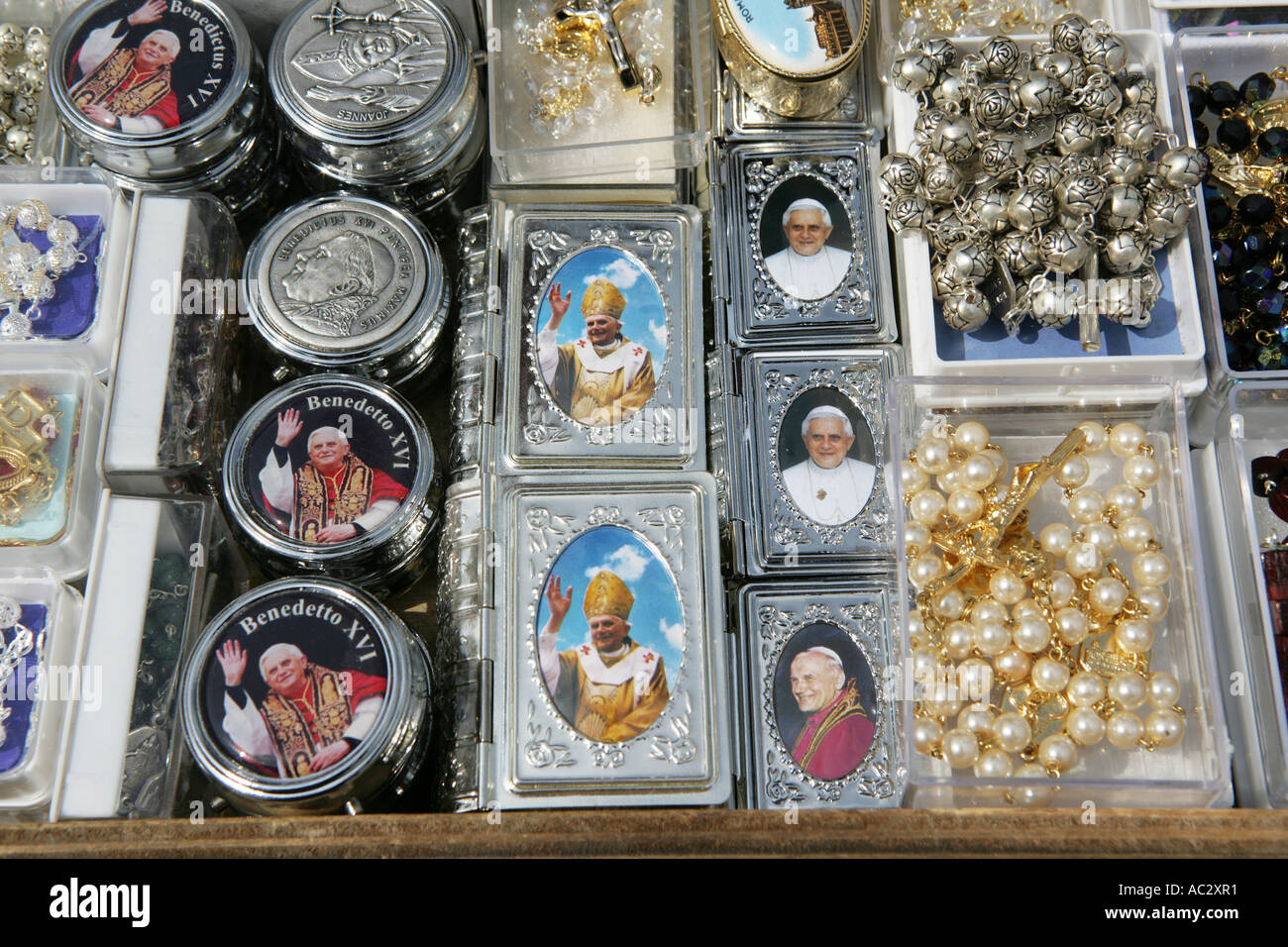 ITA, Italy, Rome Vatican, Pope souvenirs Stock Photo, Royalty Free