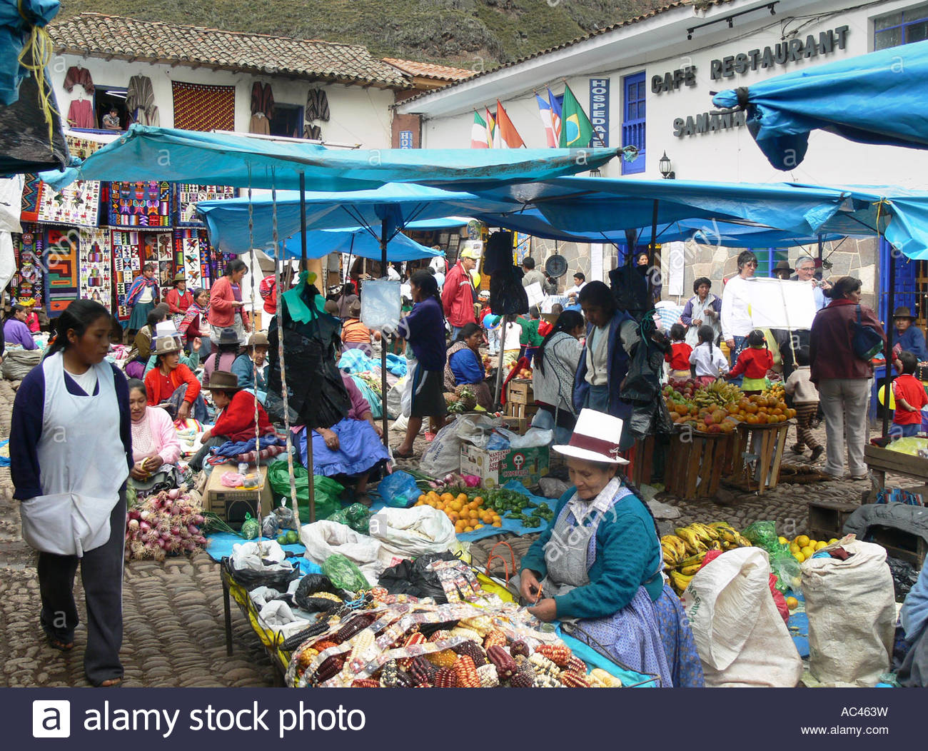 Pisac Market, Peru Stock Photo, Royalty Free Image 13035276 Alamy