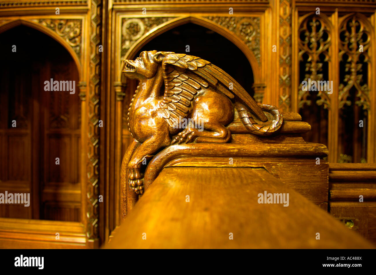 wood detail house of lords chamber Stock Photo 13036009 Alamy