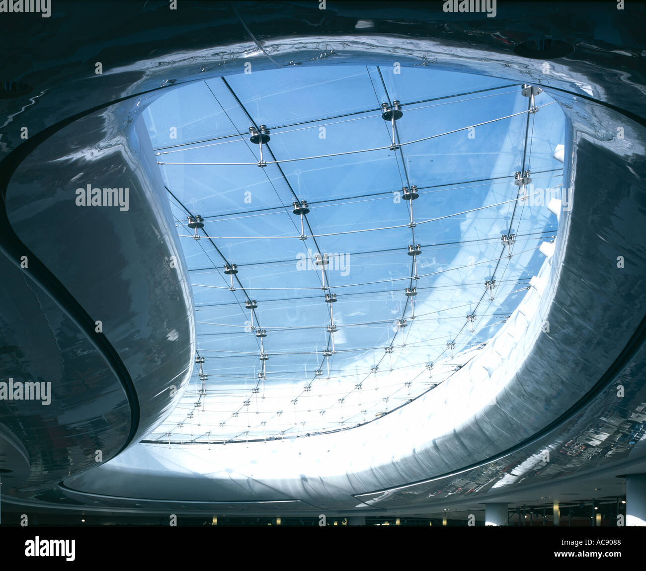 Selfridges, Birmingham (2003) Main atrium skylight. Architect Stock