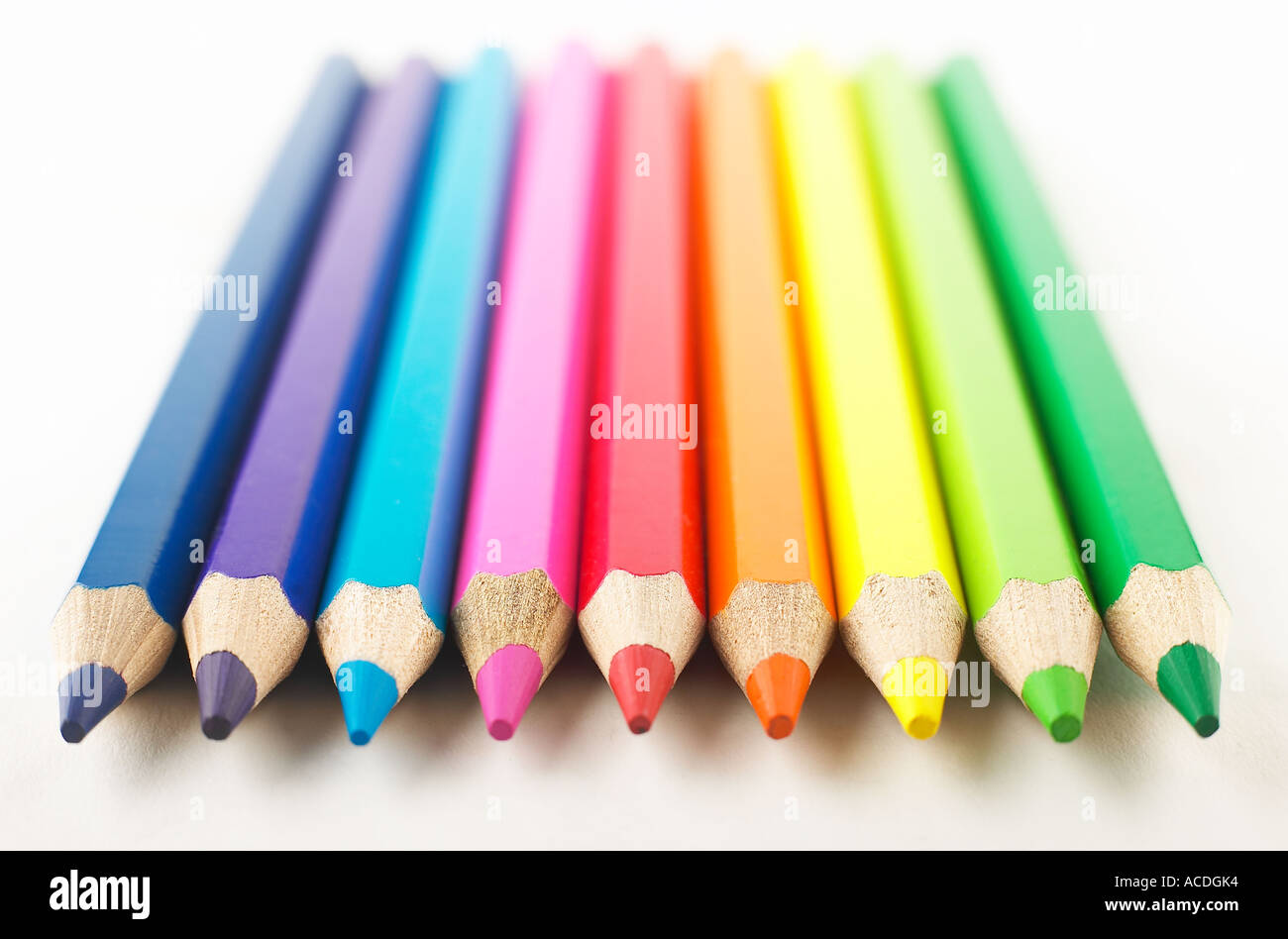 childrens pencils Stock Photo, Royalty Free Image 7499059 Alamy