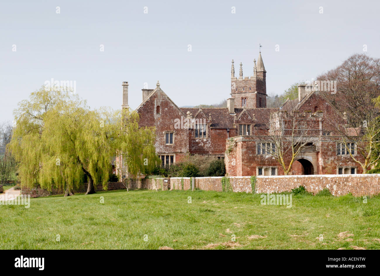 Cothelstone Manor a Grade 2 listed building near Lydeard in Stock Photo, Royalty Free