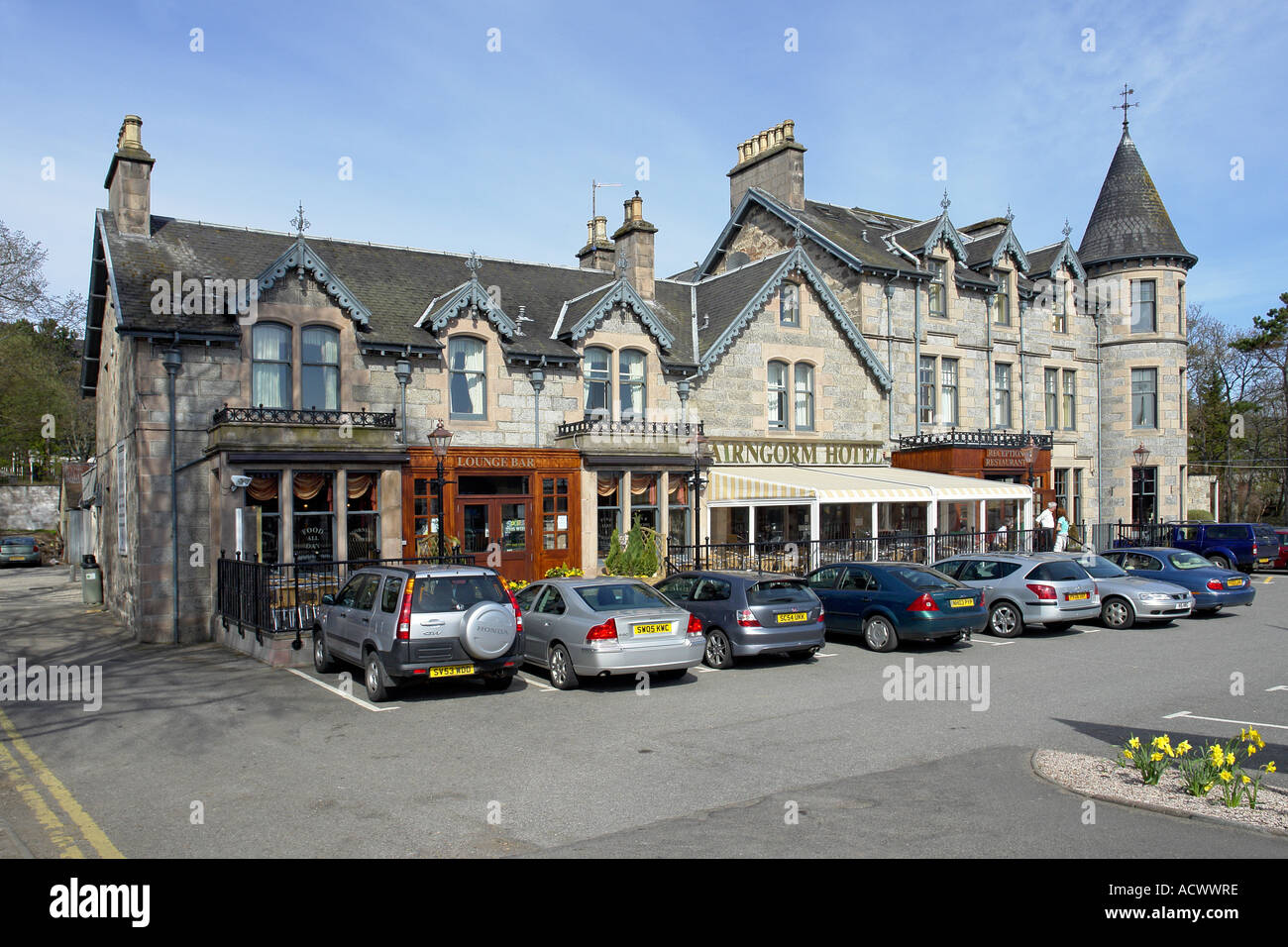 Cairngorm Hotel Aviemore Speyside Scotland Stock Photo, Royalty Free