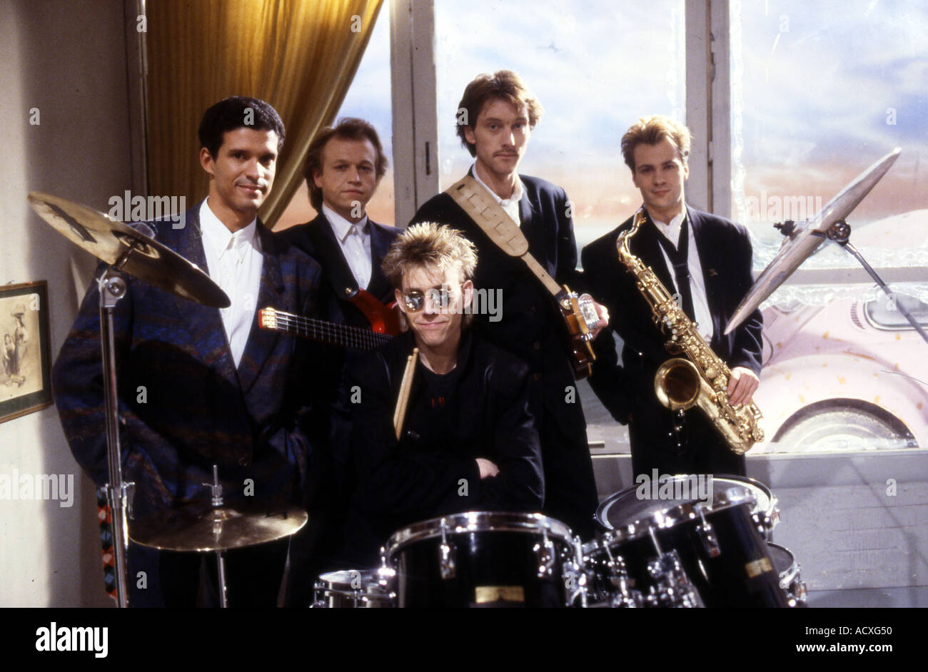LEVEL 42 UK pop group Stock Photo, Royalty Free Image 4323407 Alamy