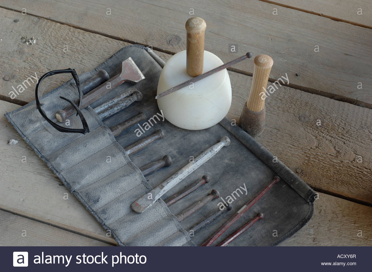 stonemasons tools Stock Photo, Royalty Free Image 13249342 Alamy