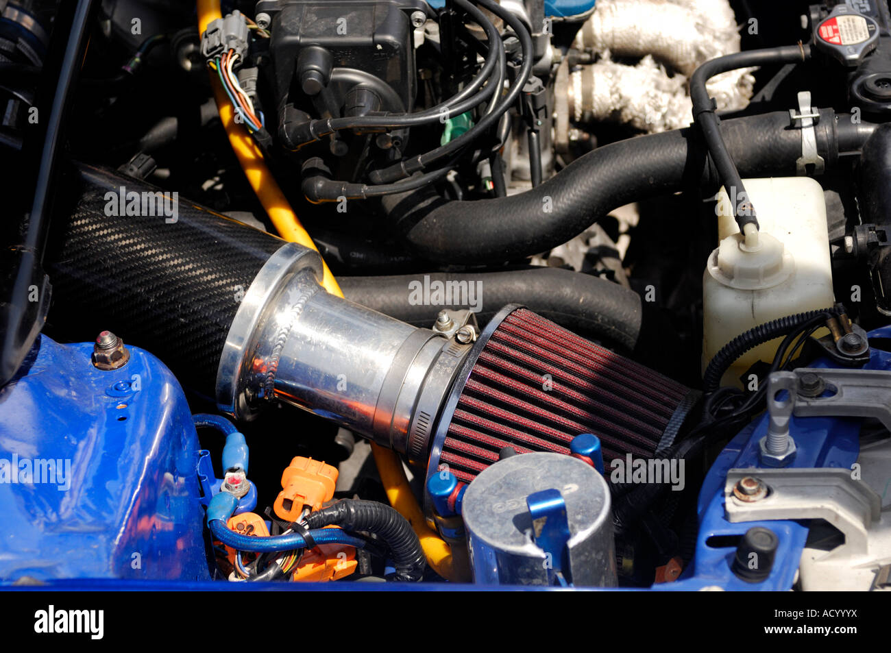 filter air engine racing close cart alamy shopping