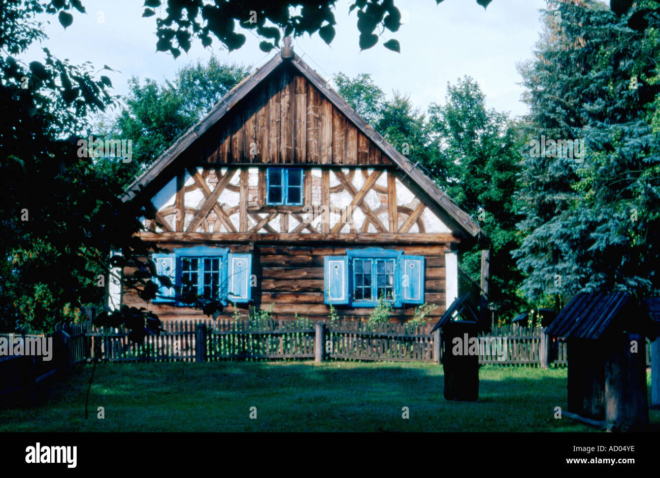 Museum Of Folk Building In Olsztynek Poland Stock Photo Alamy