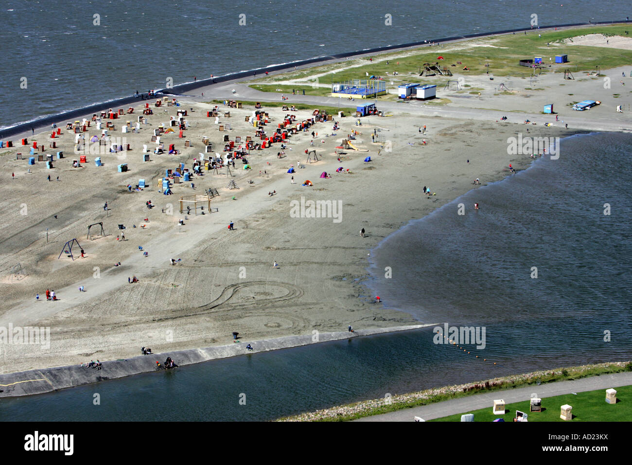 Perlebucht Büsum Stock Photo, Royalty Free