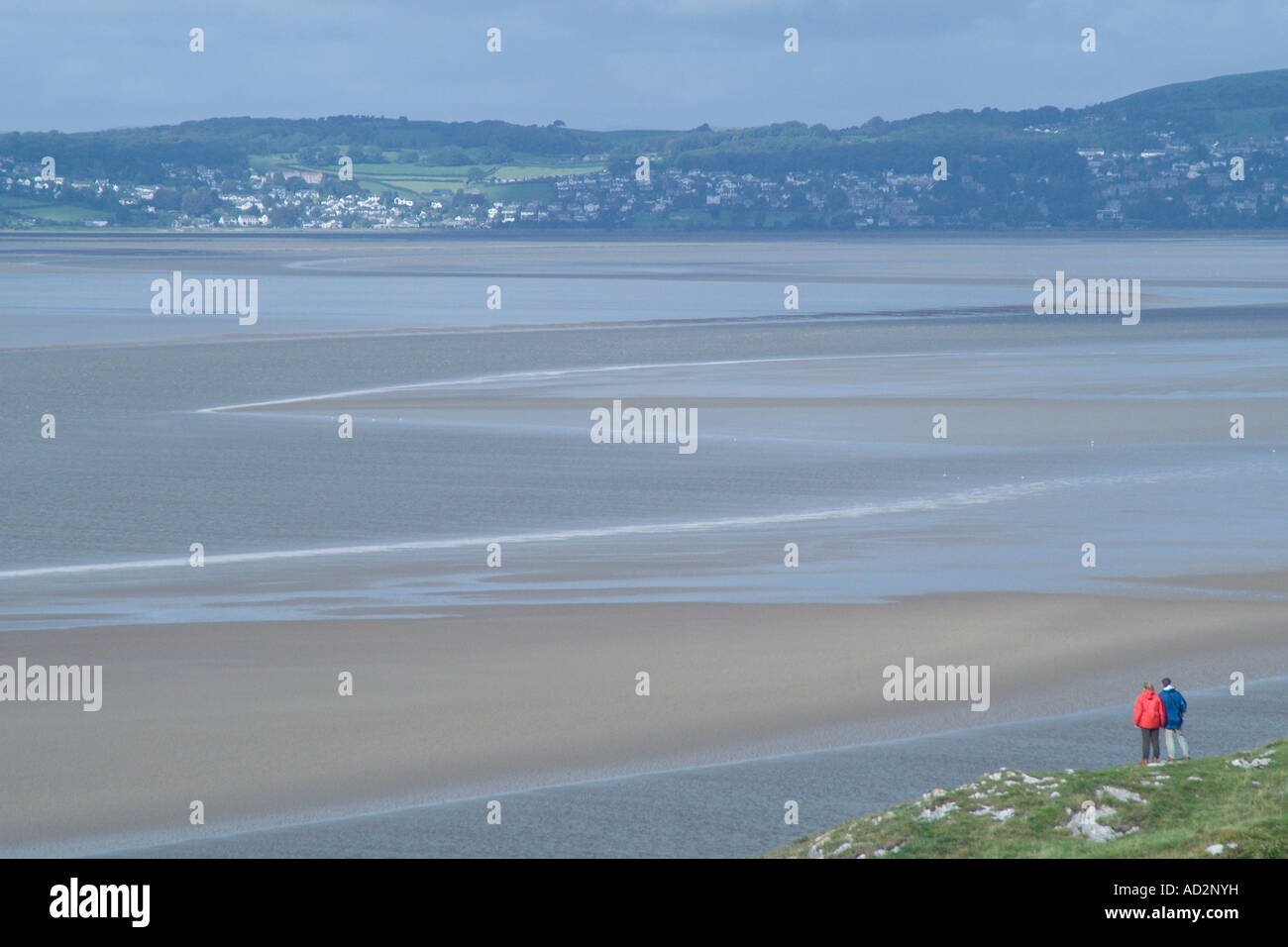 The View Across Morecambe Bay From Jack Scout Morecambe Lancashire