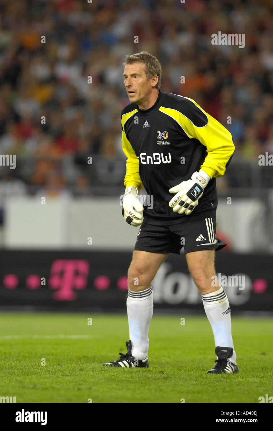 Goalkeeper Uli STEIN GER 25 years anniversary match of 1982 world cup