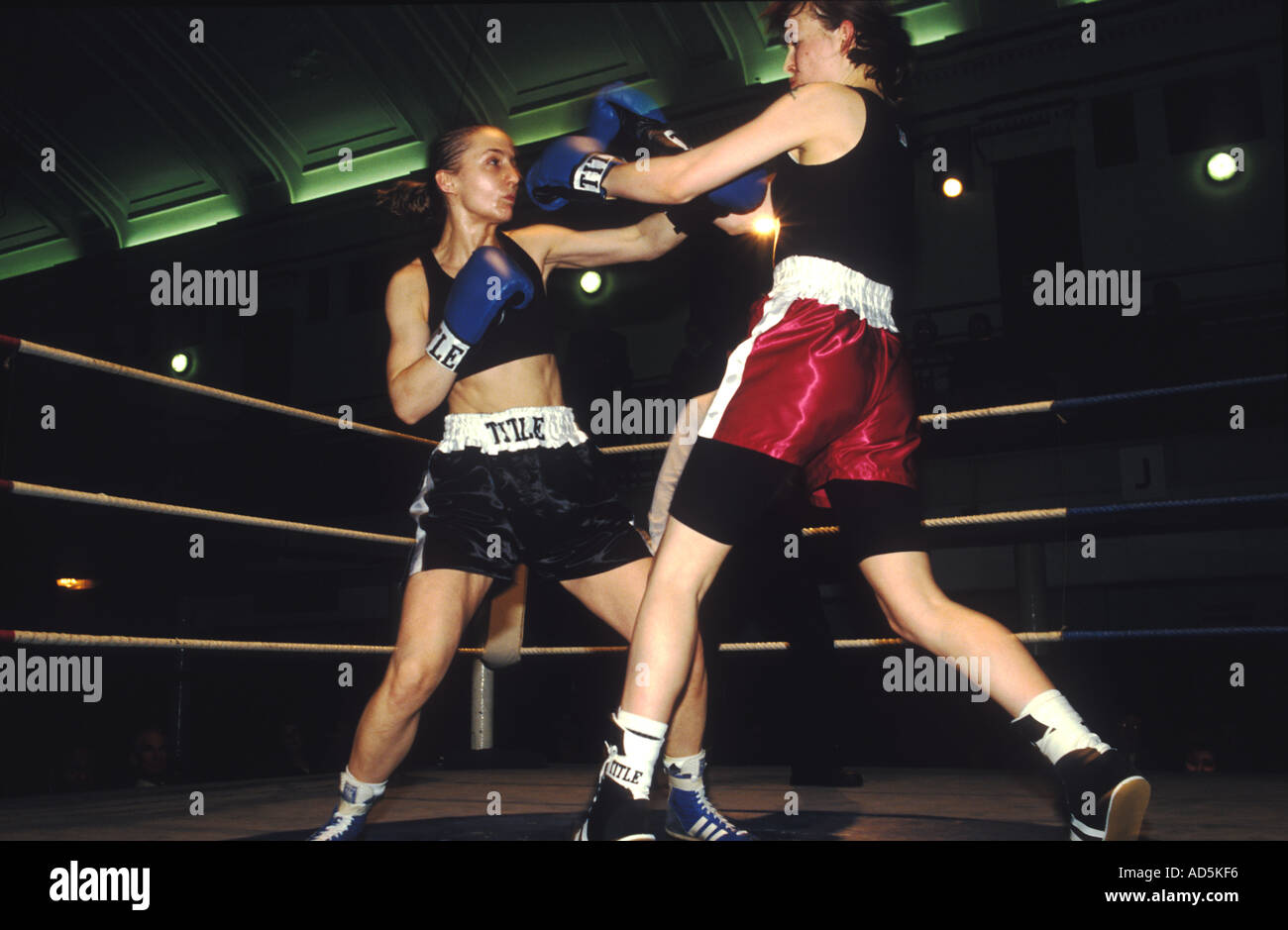 Women's boxing tournament York Hall, Bethnal Green Stock Photo 4345845