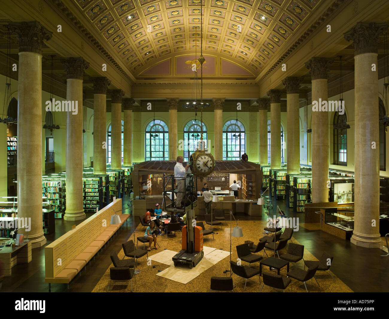 Fleet Library, Rhode Island School of Design, Providence, RI, USA Stock