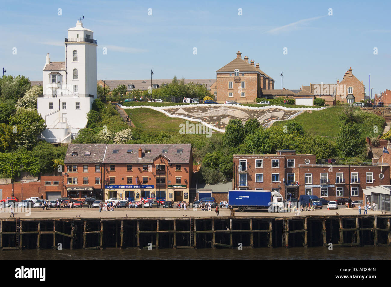 Seafront at North Shields Tyneside England Stock Photo 13338044 Alamy