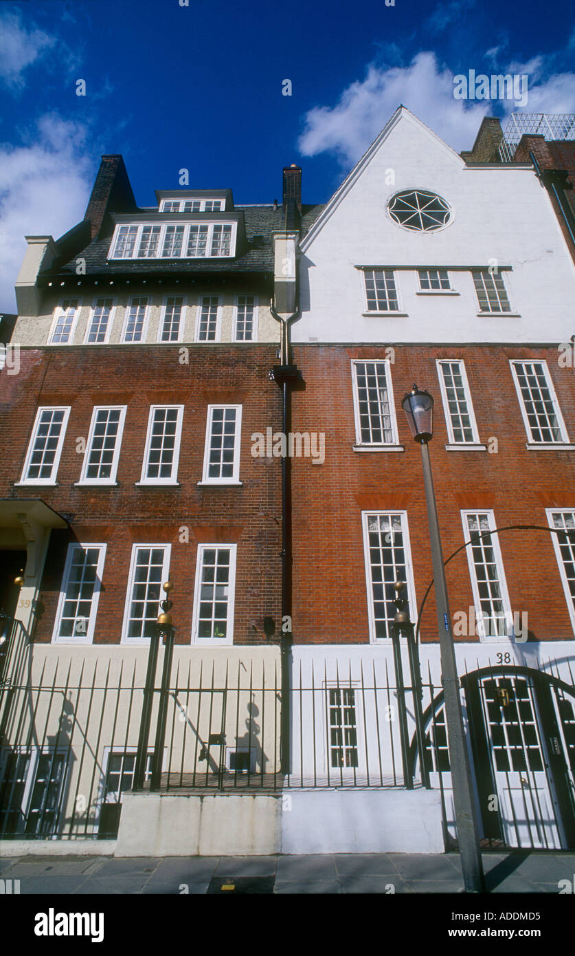 Edwardian terrace house Cheyne Walk Chelsea London Stock Photo, Royalty Free Image 4370644 Alamy