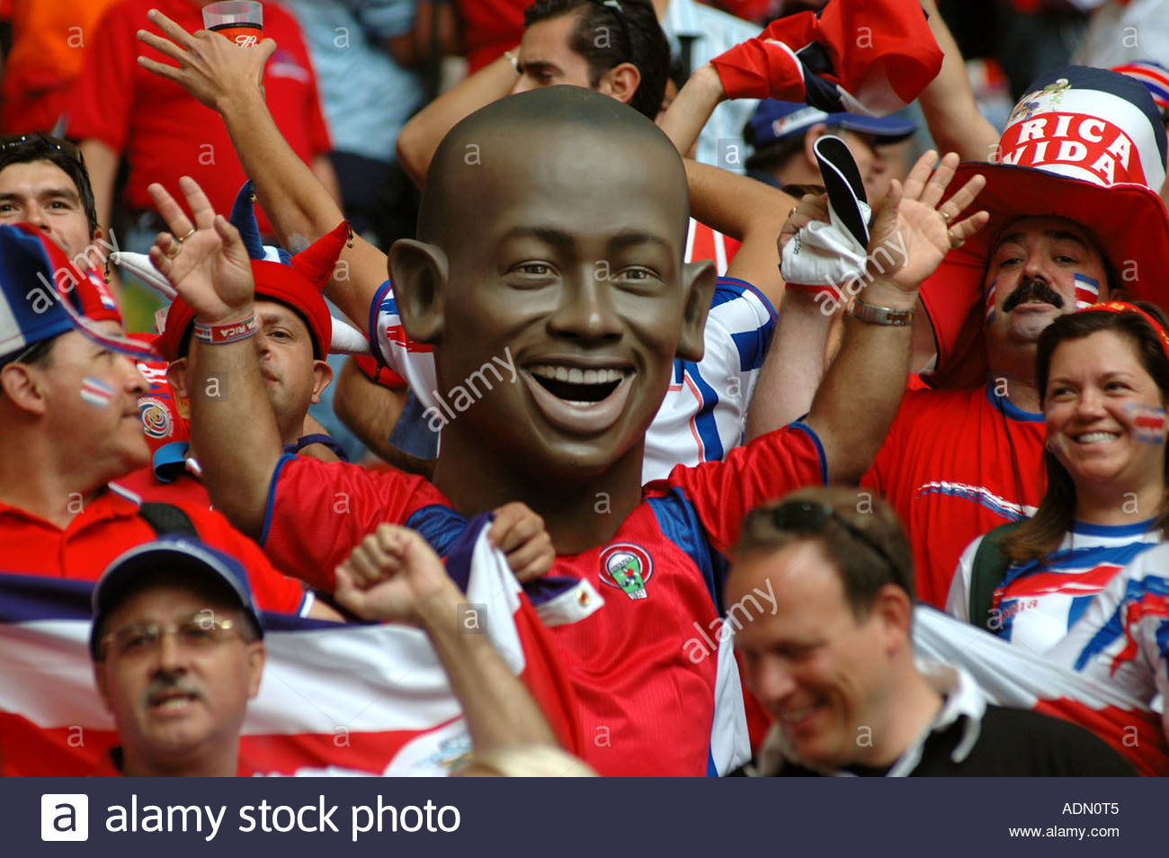 FIFA World Cup 2006 Ecuador Costa Rica. Costa Rican football fan