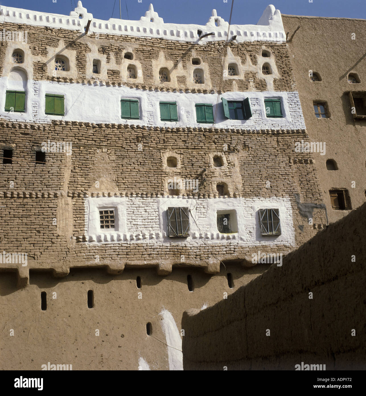traditional house decoration sada yemen arab republic stock photo traditional house decoration sada yemen arab republic stock photo