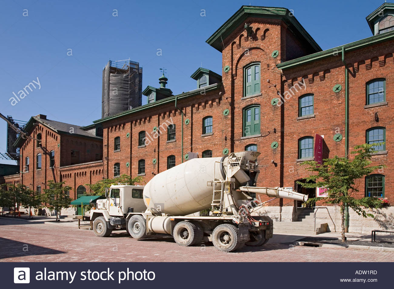 Urban renewal factories converted to culture in the historic Stock