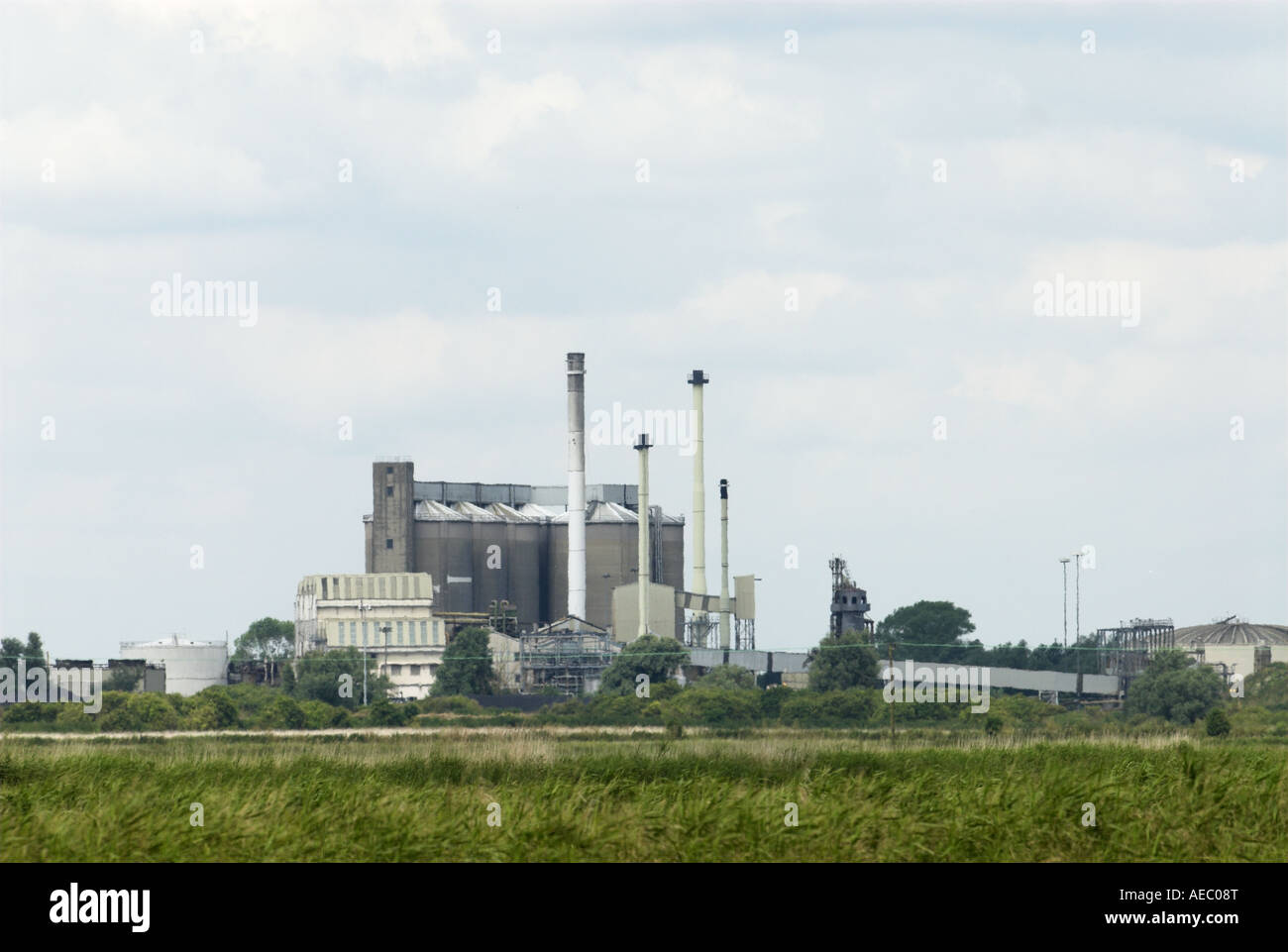 Cantley sugar beet factory Norfolk England Stock Photo, Royalty Free