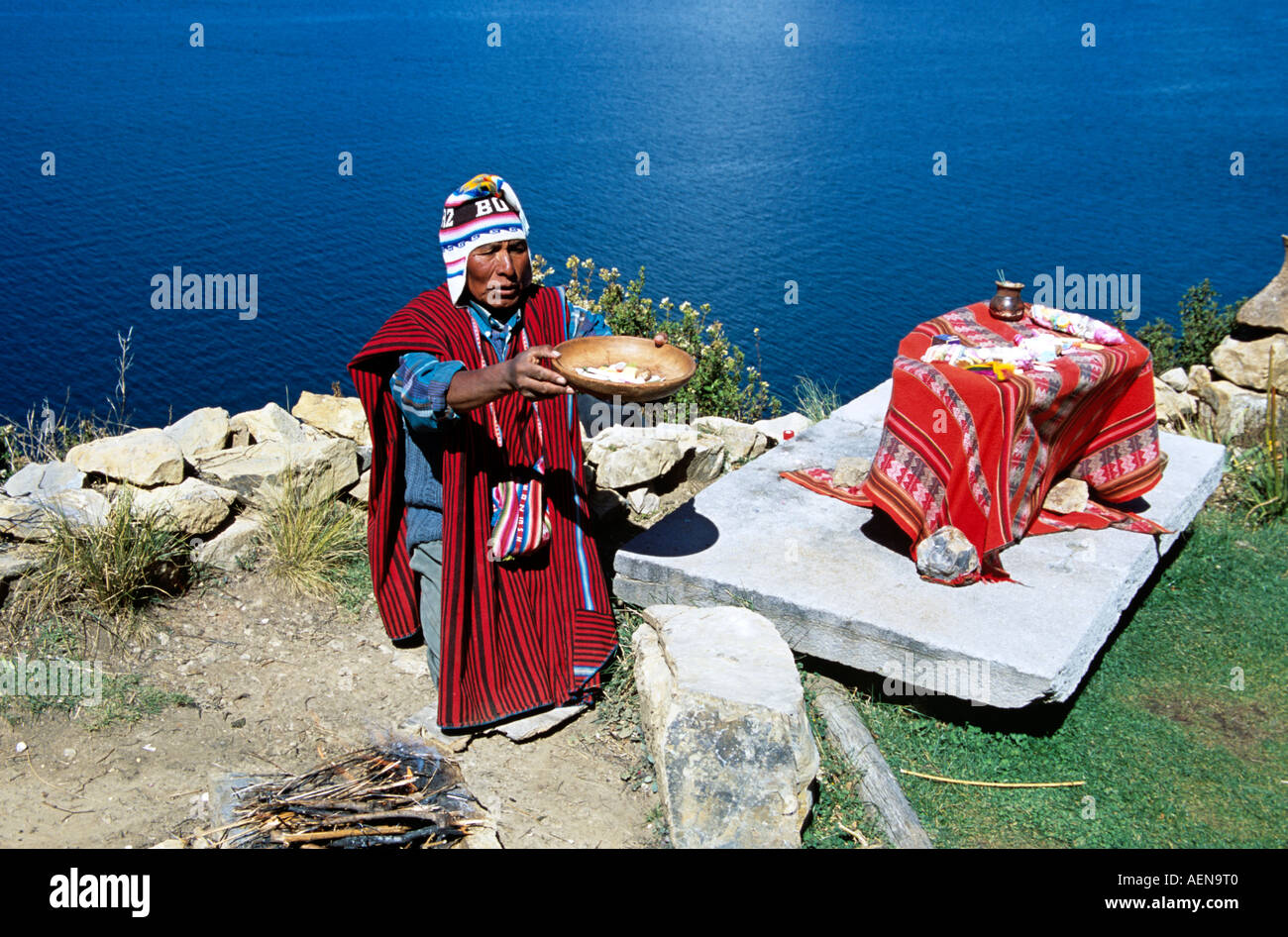 Witch Doctor Inti Wata Cultural Complex Sun Island Lake Titicaca