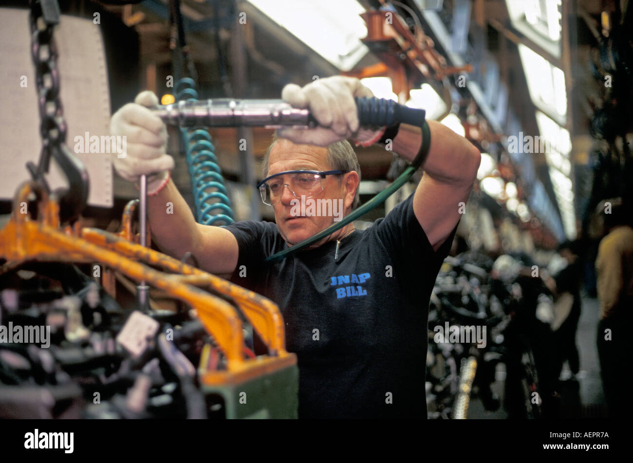 Auto Worker in Detroit Stock Photo, Royalty Free Image 4484985 Alamy
