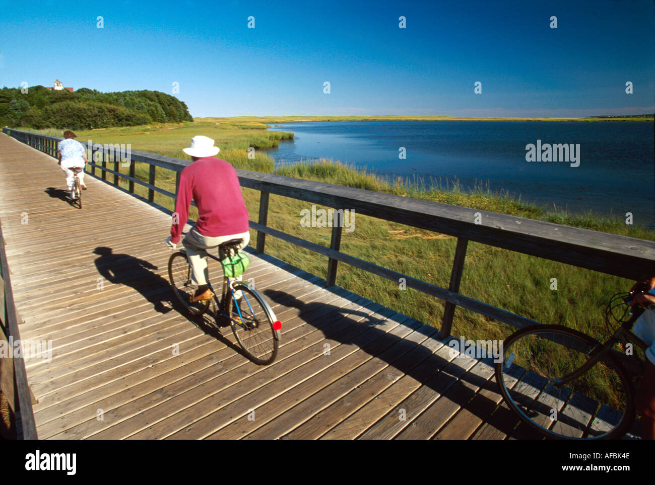 Massachusetts Cape Cod National Seashore Eastham Nauset Marsh bike Stock Photo 4536141 Alamy