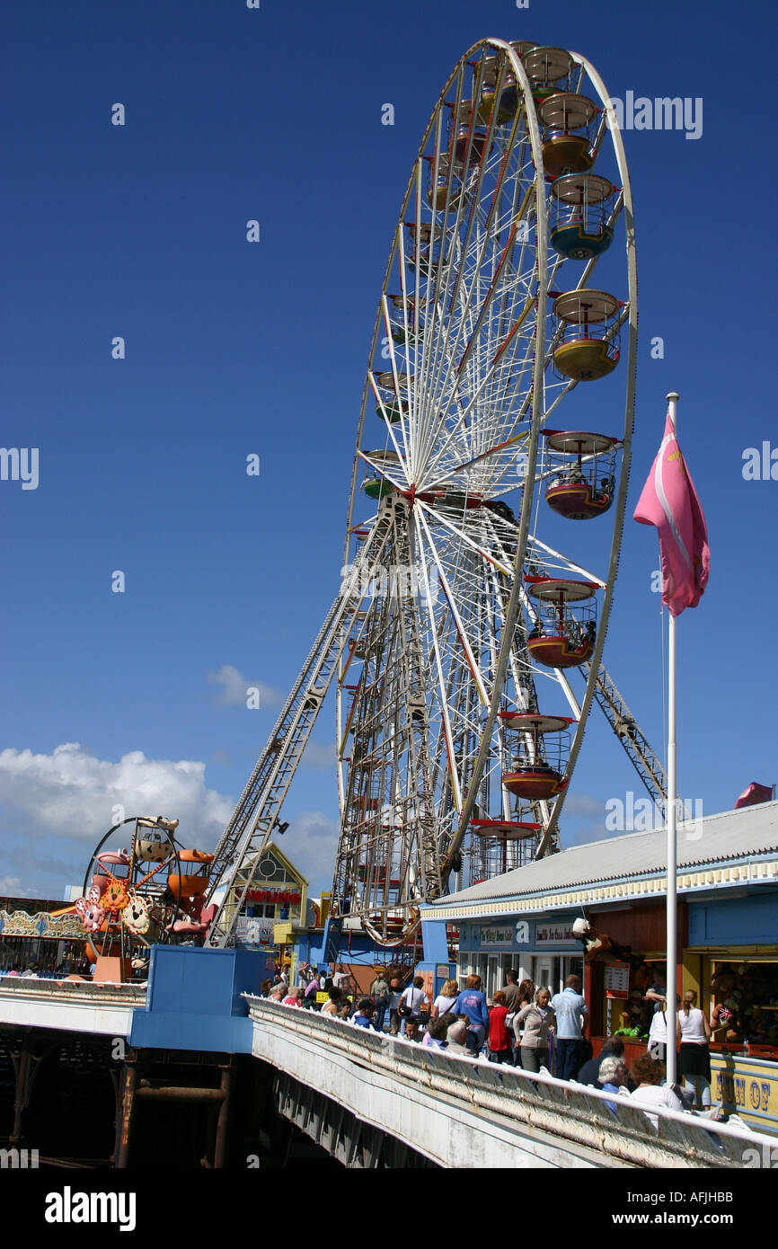 Big wheel Central Pier Blackpool Stock Photo 4557242 Alamy