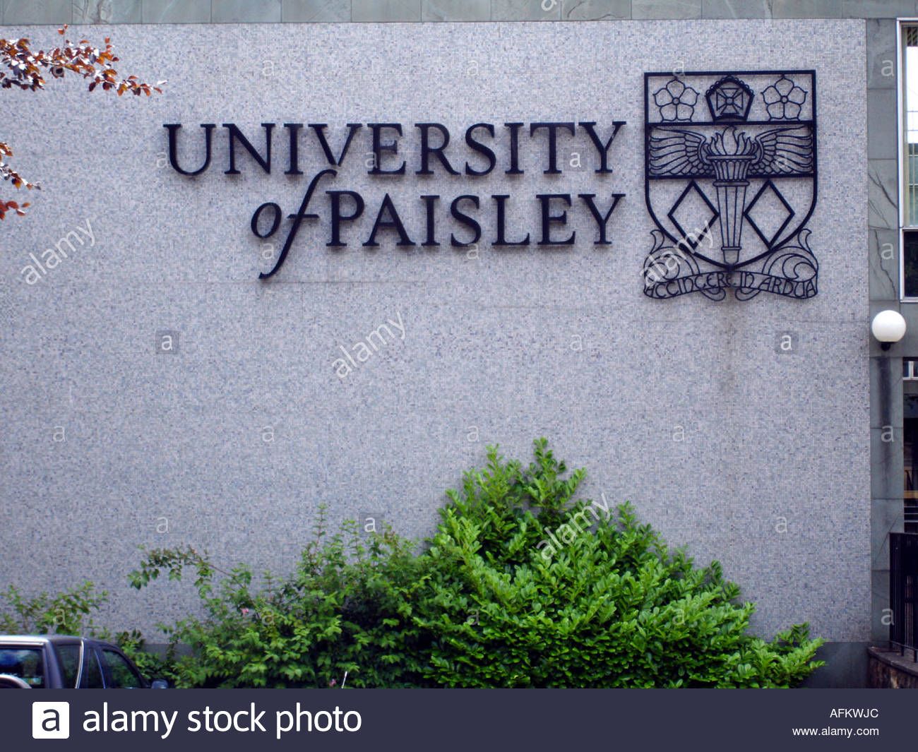 University Of Paisley, Scotland Stock Photo, Royalty Free Image 7984619 Alamy