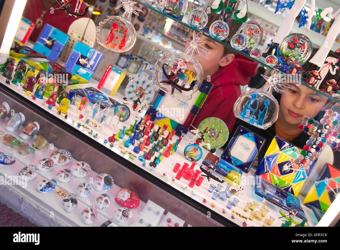 Gift shop Burano Venice Italy Stock Photo, Royalty Free Image 2601927