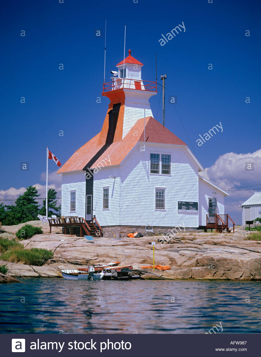 In the 30 000 islands of Bay near Parry Sound Ontario Canada