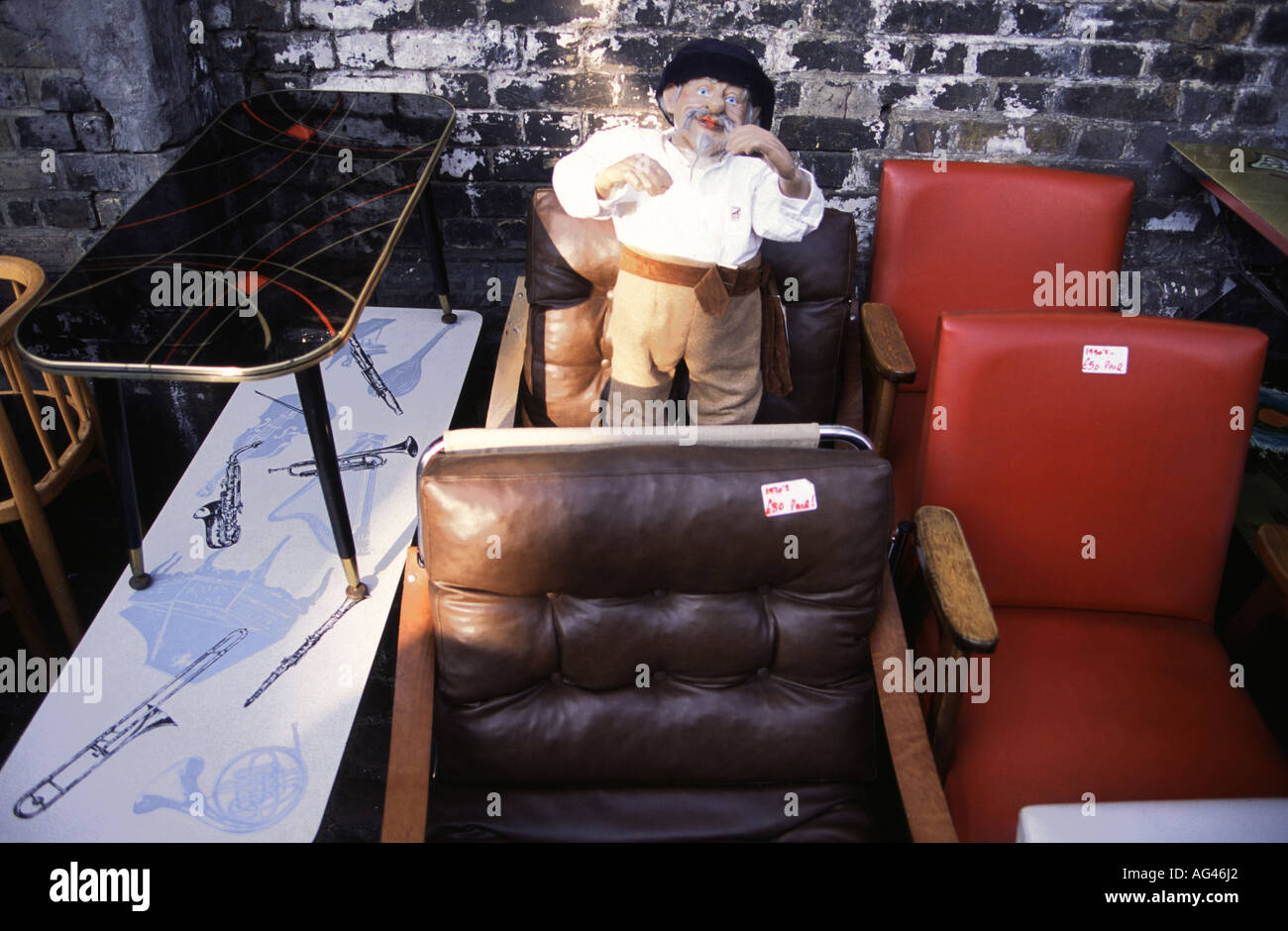 A Small Gnome Selling Fashionable Second Hand Furniture For Sale